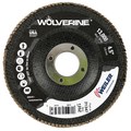 Weiler 4-1/2" Abrasive Flap Disc, Conical (TY29), 120Z, 7/8" 31347